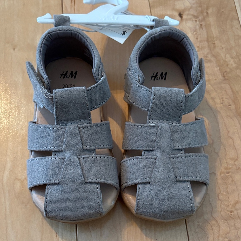 H&M Kids Sandals in Light Gray